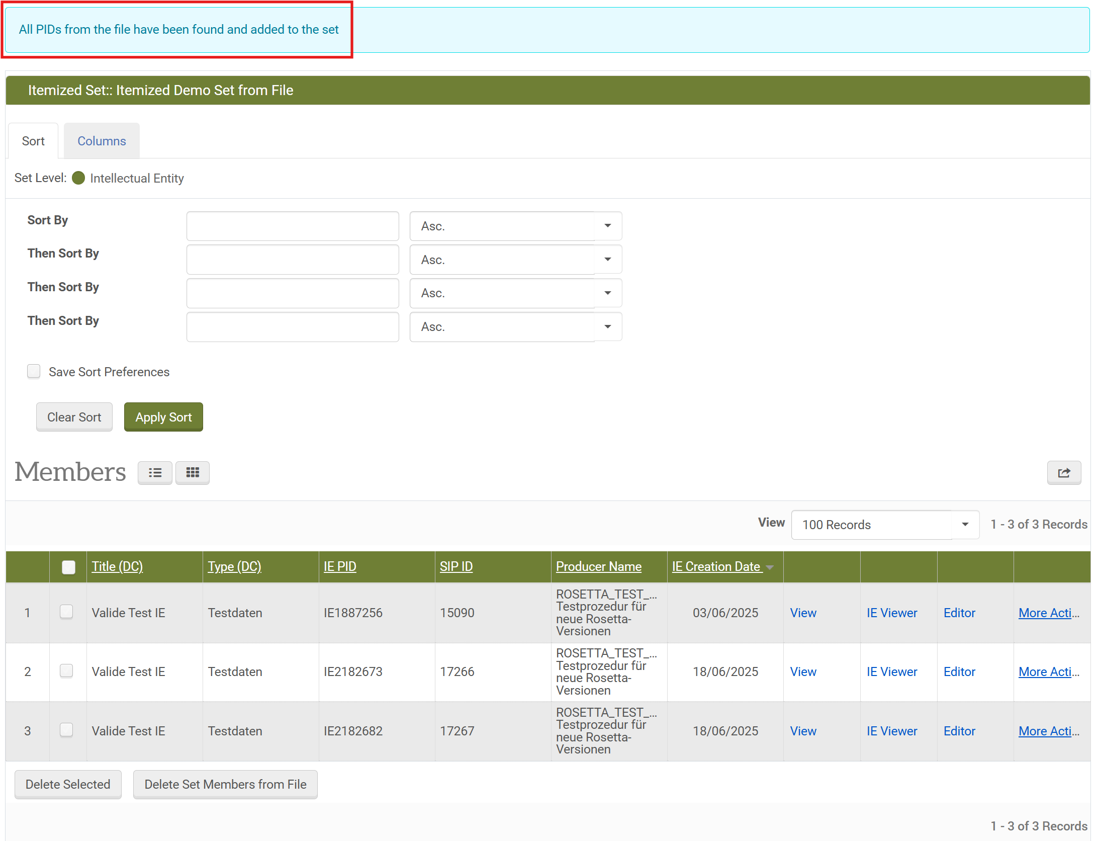 All PIDs have been found and added